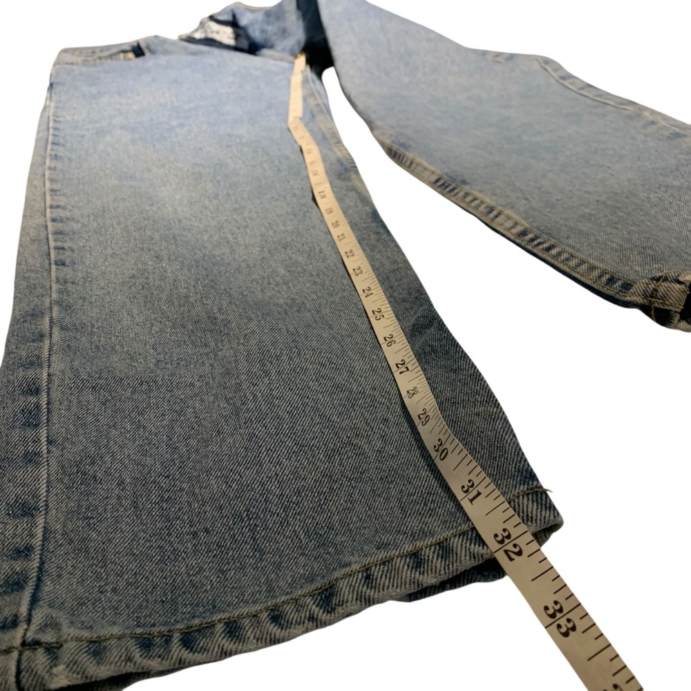 Vintage 90s Tommy Hilfiger Logo Fly Jeans Light Wash Denim 32x32 - Picture 11 of 13